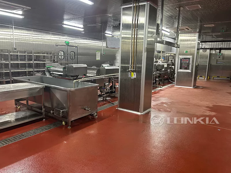 Meatball forming line