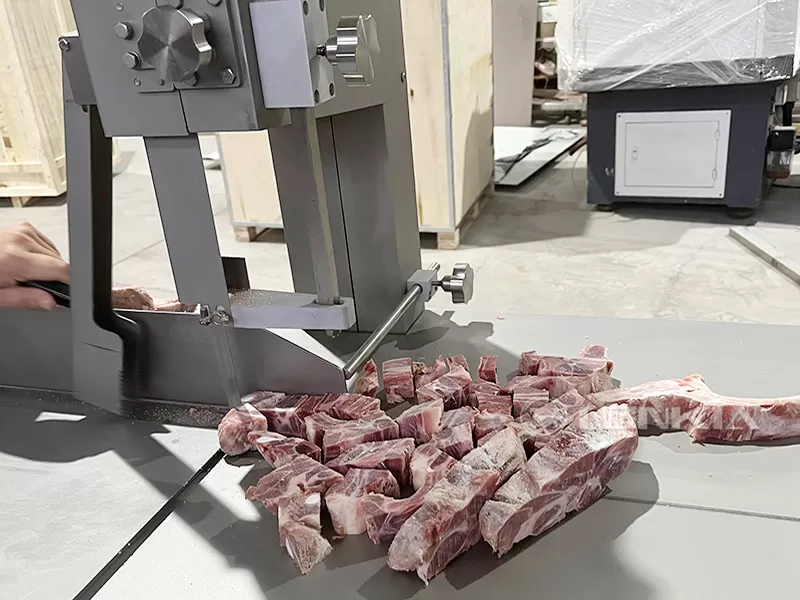 How to Cut Frozen Meat and Bones with the Meat Bone Saw Machine?