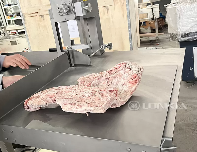 Meat before cutting